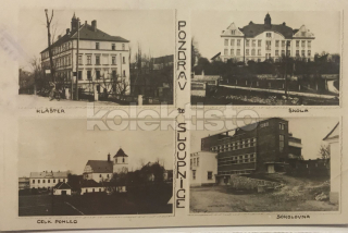 180 Kč UO Pohlednice Sloupnice SOKOLOVNA, CZE126171