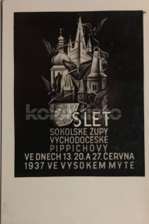 320 Kč UO Pohlednice Vysoké Mýto SOKOL, CZE126424