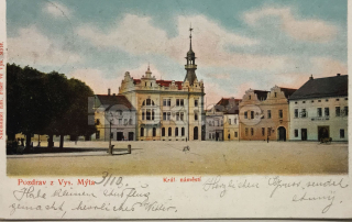 420 Kč UO Pohlednice Vysoké Mýto, CZE126436
