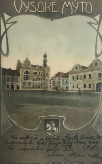 550 Kč UO Pohlednice Vysoké Mýto, CZE126444
