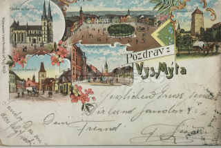 650 Kč UO Pohlednice Vysoké Mýto, CZE126448