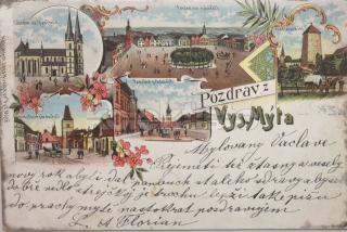 750 Kč UO Pohlednice Vysoké Mýto, CZE126449