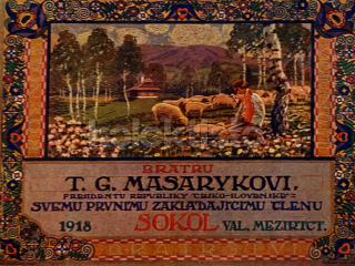 360 Kč VS Pohlednice Valašské Meziříčí SOKOL, CZE126652