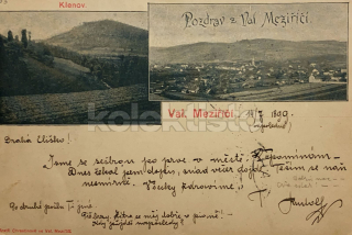 460 Kč VS Pohlednice Valašské Meziříčí, CZE126677