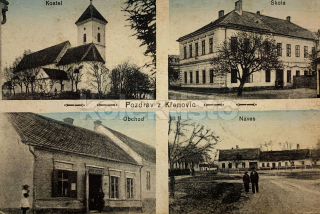 420 Kč VY Pohlednice Křenovice OBCHODY, CZE126812