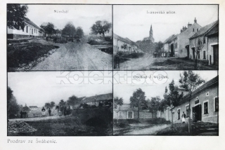 420 Kč VY Pohlednice Švábenice OBCHODY, CZE126823