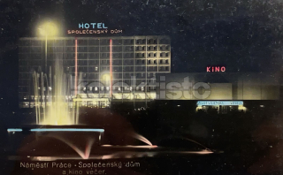 350 Kč ZL Pohlednice Zlín HOTELY, KINA, CZE127044