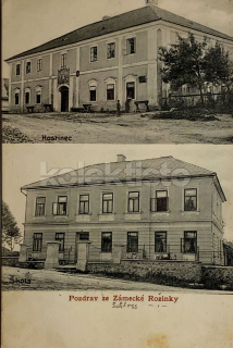 450 Kč ZR Pohlednice Dolní Rožínka HOSPODY, CZE127466