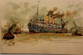 600 Kč GEN Pohlednice LODĚ OSOBNÍ A NÁKLADNÍ, GEN131776