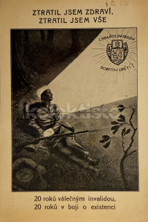 250 Kč GEN Pohlednice INVALIDÉ, GEN137836