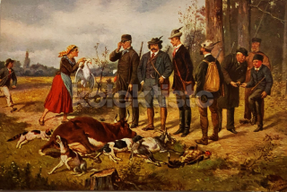 300 Kč GEN Pohlednice MYSLIVOST MALOVANÉ, GEN138233