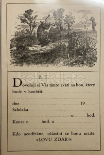 400 Kč GEN Pohlednice MYSLIVOST MALOVANÉ, GEN138255
