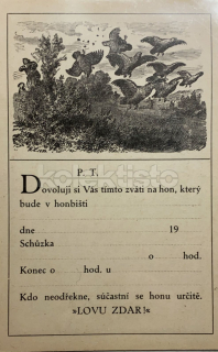 400 Kč GEN Pohlednice MYSLIVOST MALOVANÉ, GEN138256