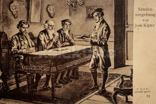 600 Kč GEN Pohlednice ŽIDOVSKÉ malované, GEN139298