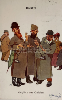 650 Kč GEN Pohlednice ŽIDOVSKÉ malované, GEN139300