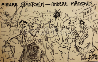 700 Kč GEN Pohlednice ŽIDOVSKÉ malované, GEN139311