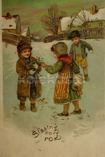 200 Kč GEN Pohlednice NOVÝ ROK, GEN139930
