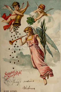 200 Kč GEN Pohlednice NOVÝ ROK, GEN139952