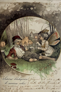 300 Kč GEN Pohlednice NOVÝ ROK, GEN140081
