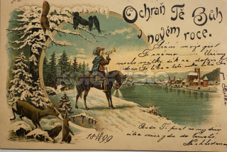 350 Kč GEN Pohlednice NOVÝ ROK, GEN140133
