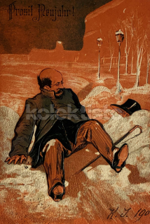 350 Kč GEN Pohlednice NOVÝ ROK, GEN140150