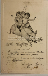 200 Kč GEN Pohlednice PRASÁTKA, GEN140217