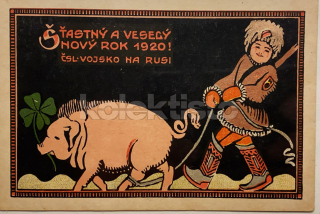 300 Kč GEN Pohlednice PRASÁTKA, GEN140224