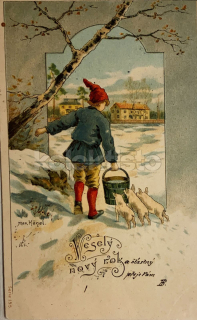 350 Kč GEN Pohlednice PRASÁTKA, GEN140241