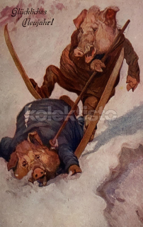 350 Kč GEN Pohlednice PRASÁTKA, GEN140242