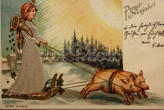 550 Kč GEN Pohlednice PRASÁTKA, GEN140266