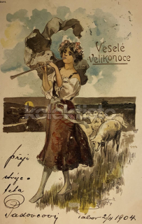 300 Kč GEN Pohlednice VELIKONOCE, GEN140442