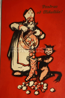 400 Kč GEN Pohlednice ČERTI, GEN140882