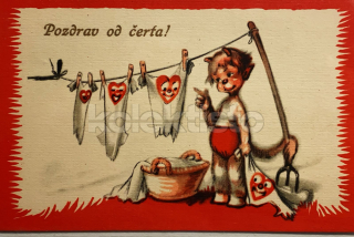 400 Kč GEN Pohlednice ČERTI, GEN140884