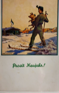 300 Kč GEN Pohlednice LYŽOVÁNÍ, GEN141235