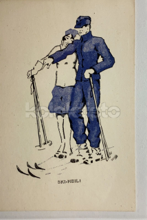 350 Kč GEN Pohlednice LYŽOVÁNÍ, GEN141255