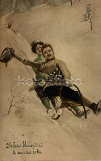 250 Kč GEN Pohlednice SÁŇKOVÁNÍ, GEN141605