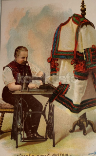 340 Kč GEN Pohlednice REKLAMA Šicí stroje, GEN145033
