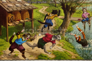250 Kč GEN Pohlednice KOČKY MALOVANÉ, GEN145497