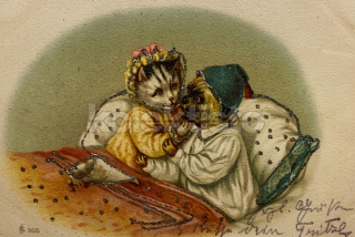 400 Kč GEN Pohlednice KOČKY MALOVANÉ, GEN145524