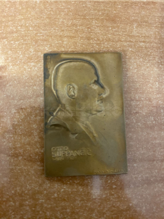 Mosazná plaketa Otto Suppančic od autora Hanse Schtafera