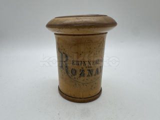 Dřevěná pokladnička ERINNERUNG VON ROŽNAU