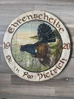 Dřevěný střelecký terč č.2