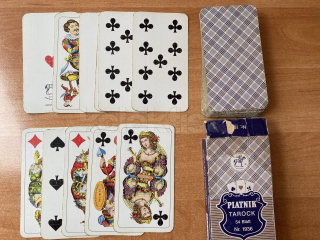 Karetní hra TAROKY, zn. Piatnik