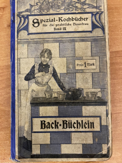 Kniha kuchařka Back-Büchlein