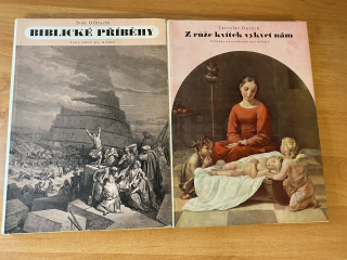 Kniha - sada knih Jaroslav Durych - Z růže kvítek vykvet nám a Ivan Olbracht - Biblické příběhy