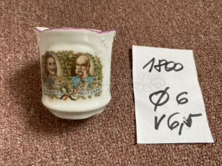 Porcelánový šálek bez podšálku Franz Josef