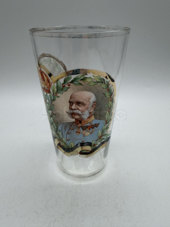 Sklenička s obrázkem Franz Josefa