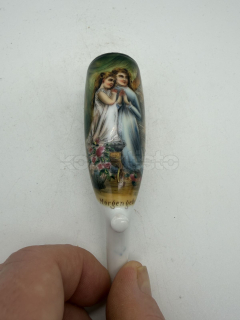 Porcelánová fajfka, domalovávaný tisk
