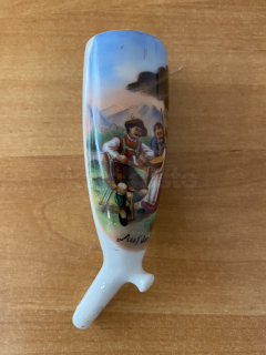 Porcelánová fajfka, domalovávaný tisk