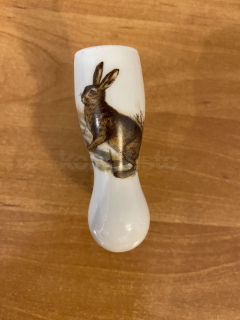 Porcelánová fajfka labutěnka ZAJÍC